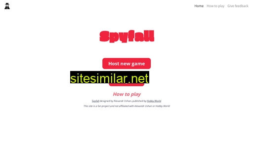 spyfall.app alternative sites