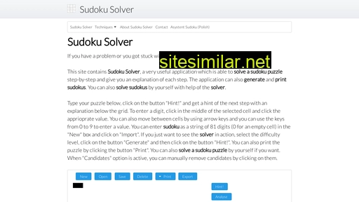 sudokusolver.app alternative sites