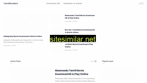 tamilrockers.app alternative sites