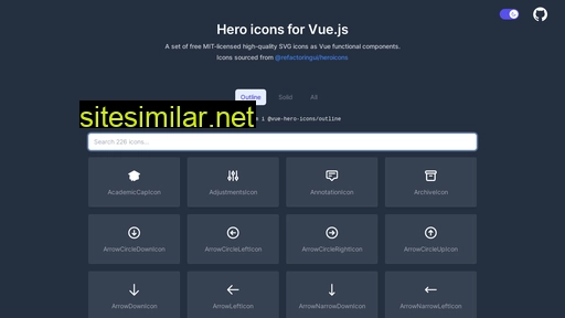 vue-hero-icons.netlify.app alternative sites