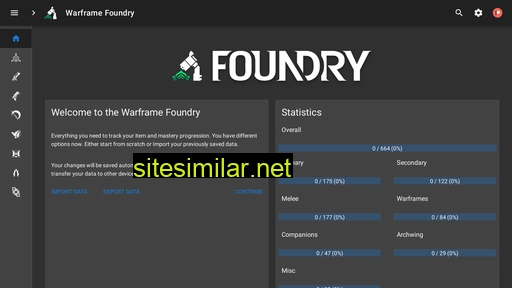warframe-foundry.app alternative sites