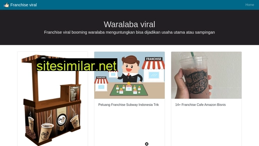 Waralaba-franchice similar sites