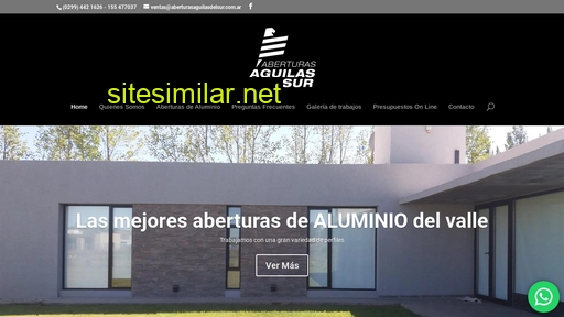 aberturasaguilasdelsur.com.ar alternative sites