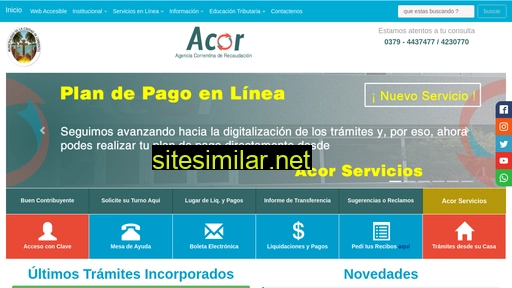acor.gob.ar alternative sites