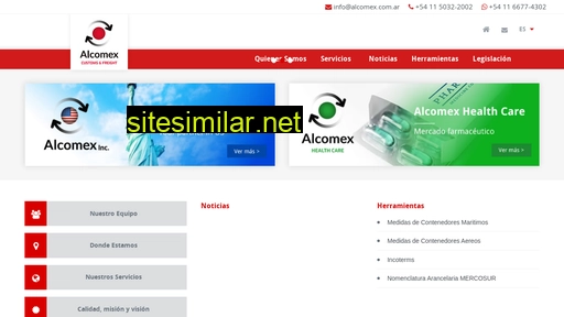 alcomex.com.ar alternative sites
