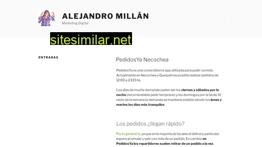 Alejandromillan similar sites