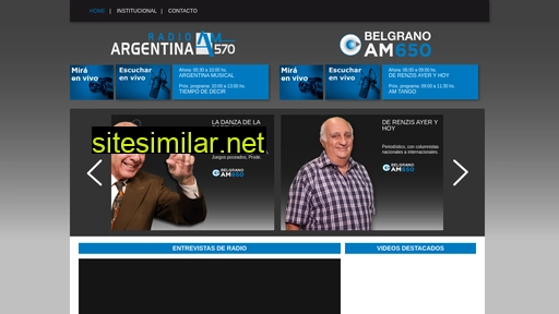 am570radioargentina.com.ar alternative sites