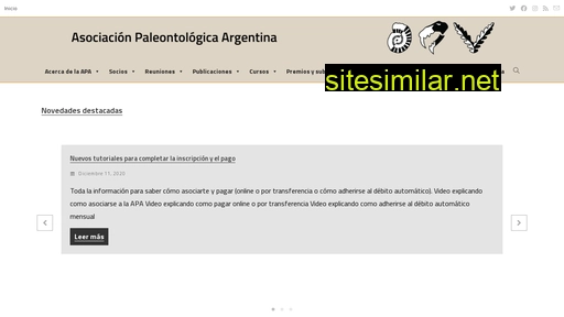 apaleontologica.org.ar alternative sites
