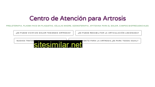 atencionartrosis.com.ar alternative sites