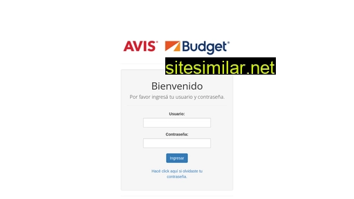 Avisbudget similar sites