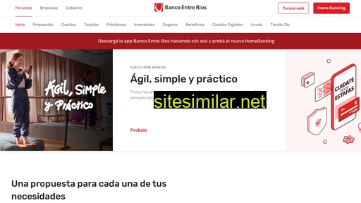bancoentrerios.com.ar alternative sites