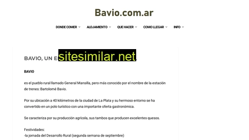 bavio.com.ar alternative sites