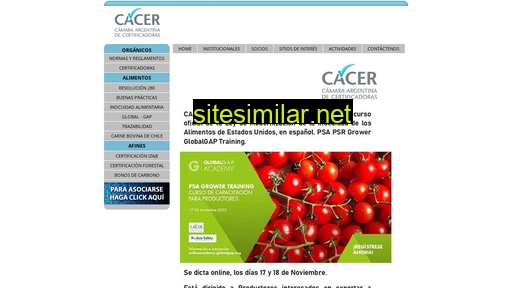 cacer.org.ar alternative sites