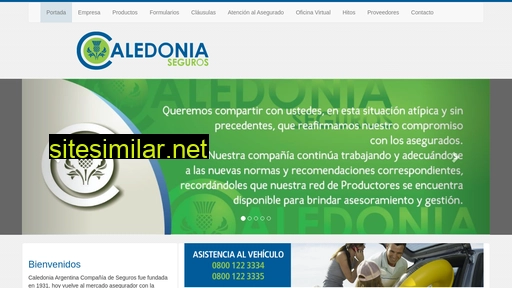 caledoniaseguros.com.ar alternative sites