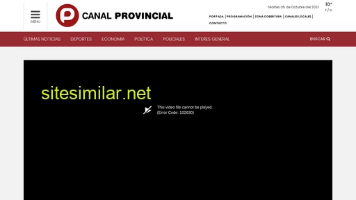 canalprovincial.com.ar alternative sites