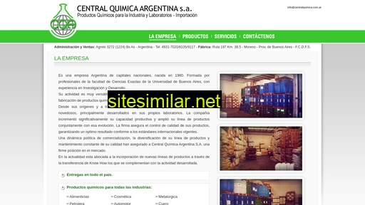 centralquimica.com.ar alternative sites
