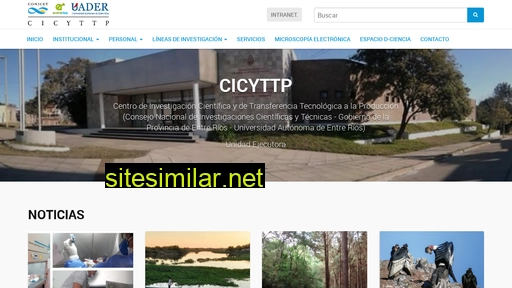 cicyttp.conicet.gov.ar alternative sites
