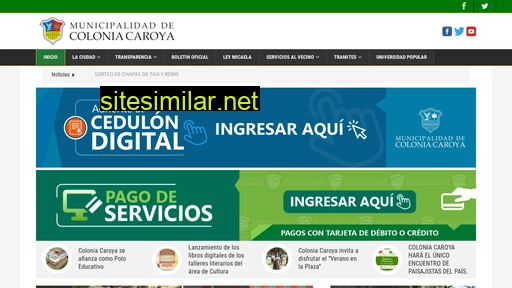 coloniacaroya.gov.ar alternative sites