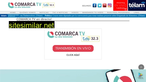 comarcatv.com.ar alternative sites