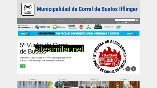 corraldebustos.gov.ar alternative sites