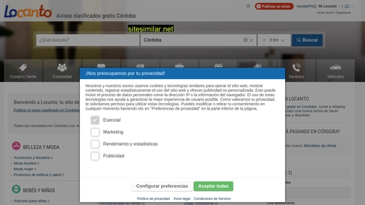 cordoba.locanto.com.ar alternative sites