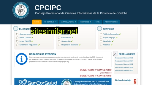 Cpcipc similar sites
