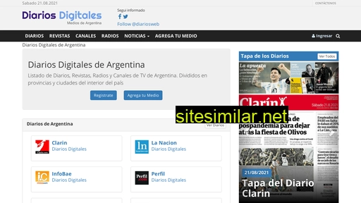 Diarios-digitales similar sites