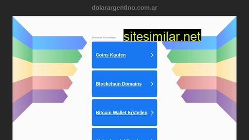 dolarargentino.com.ar alternative sites