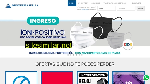 drogueriasur.com.ar alternative sites