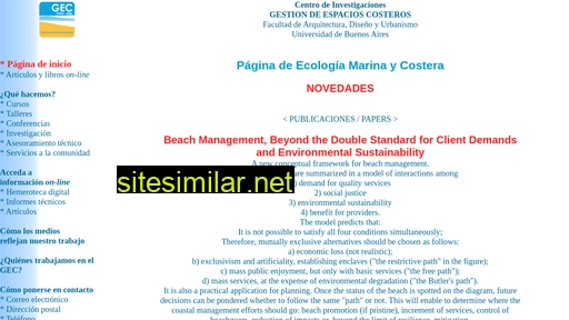 ecologiamarina.com.ar alternative sites