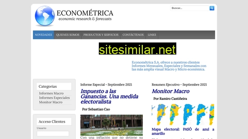 Econometrica similar sites