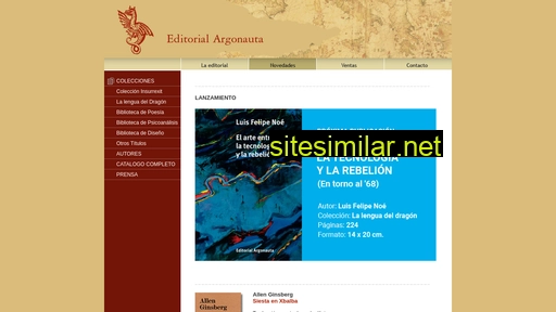 Editorialargonauta similar sites