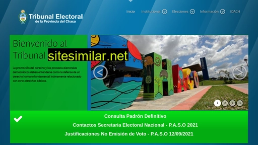 electoralchaco.gov.ar alternative sites