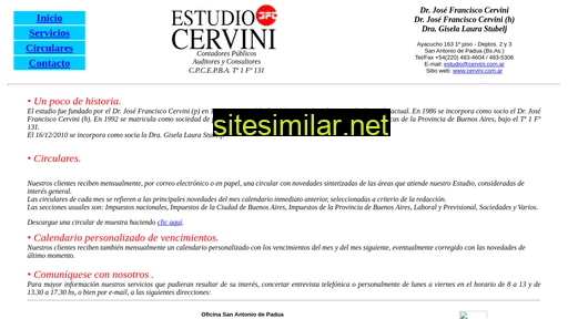 estudiocervini.com.ar alternative sites