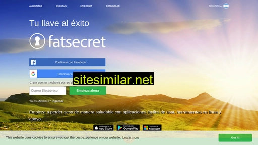 fatsecret.com.ar alternative sites