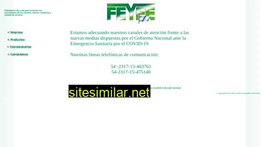 feyfe.com.ar alternative sites