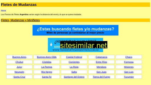 fletesdemudanzas.com.ar alternative sites