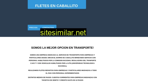 fletesencaballito.com.ar alternative sites
