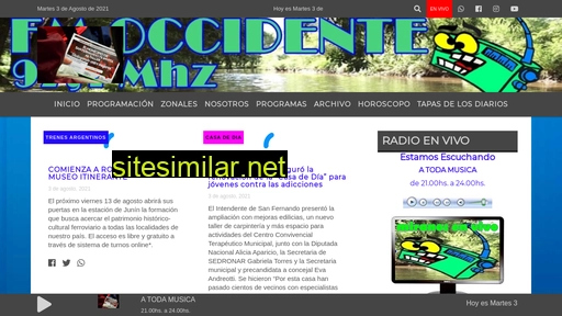 fmoccidente.com.ar alternative sites
