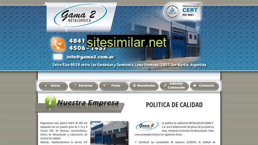 Gama2 similar sites