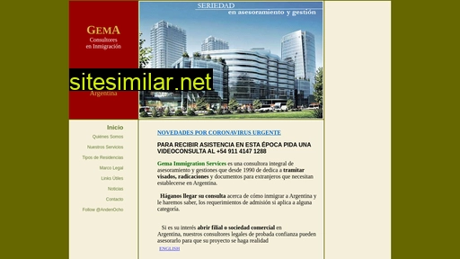 gema.com.ar alternative sites
