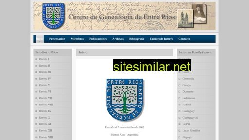 genealogiaentrerios.com.ar alternative sites