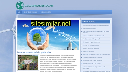 glaciaresnosetocan.com.ar alternative sites