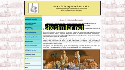 historiaparroquias.com.ar alternative sites