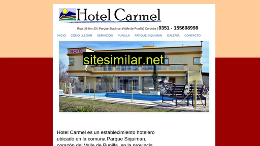 hotelcarmel.com.ar alternative sites