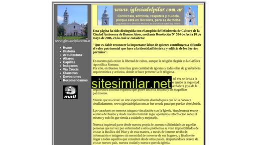 iglesiadelpilar.com.ar alternative sites