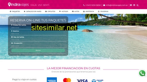 indiraviajes.com.ar alternative sites