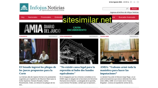 Infojusnoticias similar sites