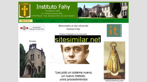 institutofahy.edu.ar alternative sites