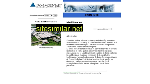 ironsite.com.ar alternative sites